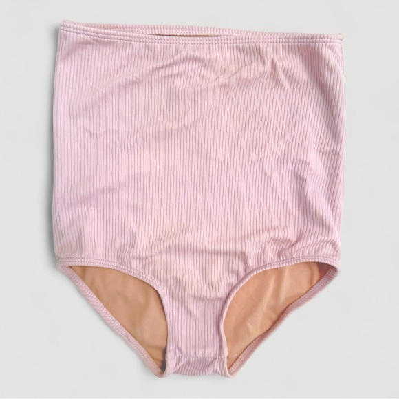 Kortni Jeane Girls Size 5 Two-Piece Swimsuit – Tigers + Pink Ribbed - Picture 4 of 8